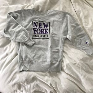Vintage Champion NYU crewneck Urban Outfitters